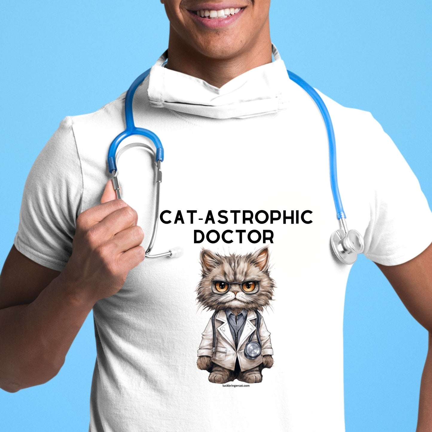 Funny Tshirt for Cat Lover Doctors - Cute Gift for Doctors