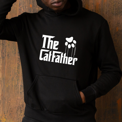 Hooded Sweatshirt -The Cat Father Hoodie