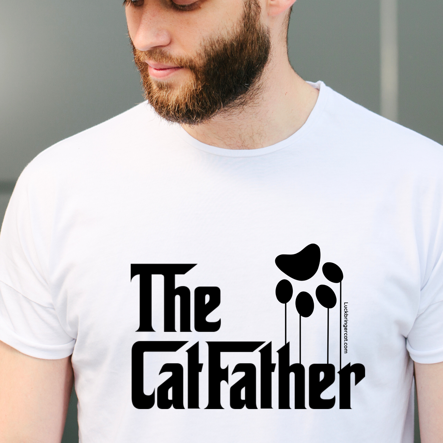 The Cat father shirt - Gift for Cat dads - Cat Daddy Tee - Cat Dad Shirt- Cat Dad Gift