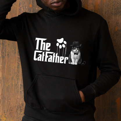 cat dad hoodie-the cat father sweatshirt-cat dad shirt-gift for cat dad-cat daddy gift- cat father hooded sweater- cat owner gift for him